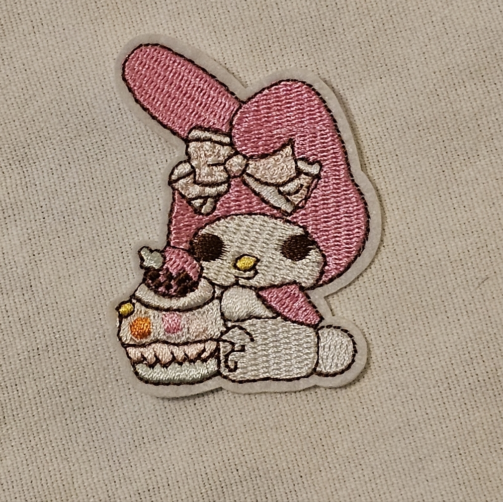 Lot 17 My Melody Cake Sanrio Embroidered Iron-On Patch Applique Anime
